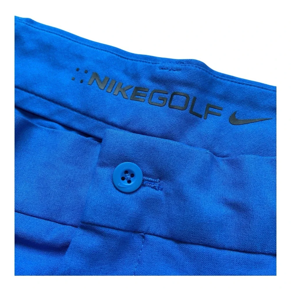 Nike Golf Mens 36x34 Pants‎ Trousers Modern Dri-fit, Blue, Polyester